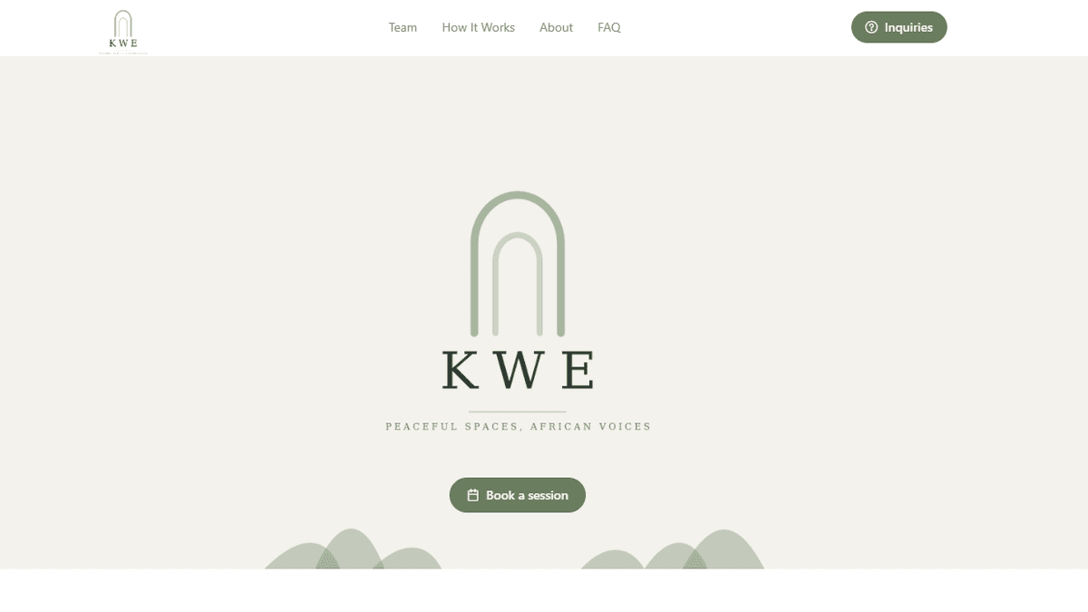 Kwe Therapy Online Booking Kenya