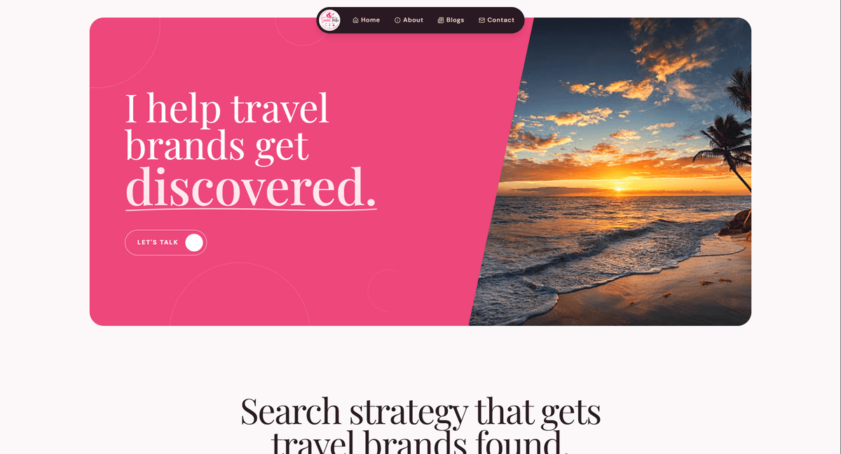 Social Tribe Travel SEO Specialist Portfolio
