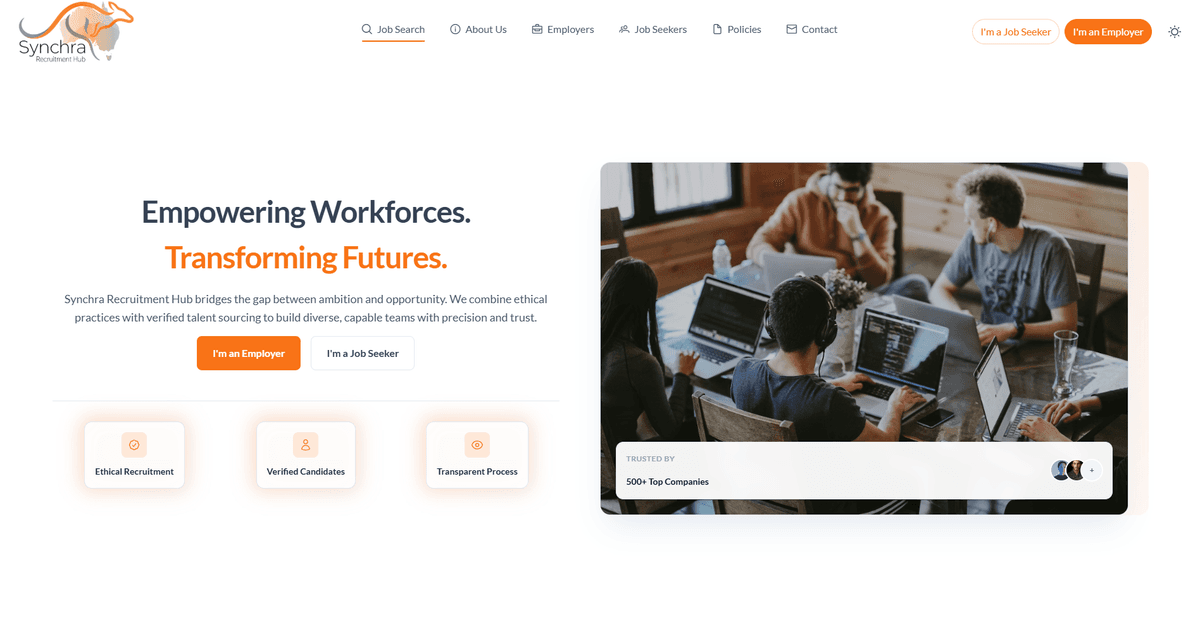 Synchra Recruitment Hub Australia